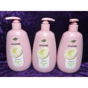Dove Crumbl Hand Wash Lot 3 Crumble Key Lime Pie Limited Edition 12 oz Soap